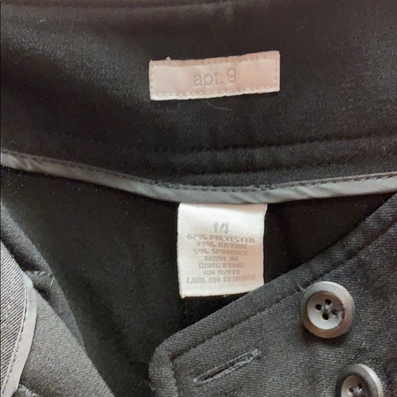 Apt 9 size 14 - black dress Capri NWT - Picture 2 of 3